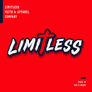 LIMITLESS. Design, Traditional illustration, Art Direction, Br, ing, Identit, Graphic Design, Screen Printing, Calligraph, Lettering, Pattern Design, Logo Design, Digital Lettering, H, Lettering, and Textile Printing project by Germán Rodríguez - 09.11.2019