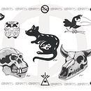 Cripto Tattoo. Un projet de Conception de tatouage, Dessin au cra, on, Illustration traditionnelle, Dessin , et Aquarelle de 0ver - 10.02.2022