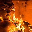 LUAL: Kiln Firing As Art & Metaphor for Birthing - A sculptural kiln in the form of a birthing woman. Its firing is a performance art, as it gives birth to itself and to ceramic babies.. Een project van  Beeldende kunst, Beeldhouwwerk y Keramiek van Rita Gudiño - 22.06.2015