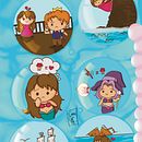 Mi Proyecto del curso: Ilustración de una historia con estilo kawaii. Een project van Traditionele illustratie, Ontwerp van personages, Digitale illustratie y Manga van Camila Peña Giraldo - 20.02.2022