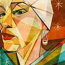 My project in Geometric Portraits with Procreate course. Un projet de Illustration traditionnelle et Illustration numérique de amrosela - 09.02.2022