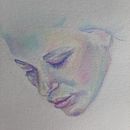 My project in Artistic Portrait with Watercolors course. Fine Arts, Painting, Watercolor Painting, and Portrait Drawing project by Adriana Hlôšková - 02.12.2022