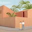 Mi Proyecto del curso: Representación gráfica de proyectos arquitectónicos. Un projet de Architecture, Design graphique, Architecture d'intérieur, Design d'intérieur, Pa, sagisme, Collage, Architecture numérique et Illustration architecturale de Rocío Muñoz - 13.02.2022