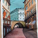 Mi Proyecto del curso: Representación arquitectónica en acuarela. Un progetto di Illustrazione tradizionale, Bozzetti, Disegno, Pittura ad acquerello, Illustrazione architettonica e Sketchbook di Sergi Rios Solé - 13.02.2022