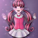 Fanart da Draculaura (Monster High) . Ilustrasi tradisional, Menggambar, Ilustrasi Digital, Gambar Digital, Lukisan Digital, Dan Manga proyek oleh Luiza Oliveira - 11.03.2021
