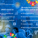 UNIDO STAND . Un progetto di Design, Illustrazione tradizionale, Pubblicità, Gestione progetti di design, Graphic design, Design interattivo, Design dell’informazione, Marketing, Multimedia, Infografica, Creatività e Design di poster  di Guillermo Rodríguez Asensio - 14.02.2022