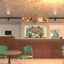 Diseño interior de local comercial. Un proyecto de Diseño, Arquitectura, Diseño industrial, Arquitectura interior, Diseño de producto y Modelado 3D de anaclararein - 15.02.2022