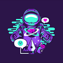 👩‍🚀 Designauta Illustrations. Un proyecto de Ilustración tradicional de carolcarretto - 10.06.2021