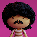 Meu projeto do curso: Criação de personagens Kawaii em 3D com Blender. Un proyecto de Ilustración tradicional, Diseño de personajes, Ilustración digital, Modelado 3D y Manga de Bruno da Silva Amaral - 22.12.2021
