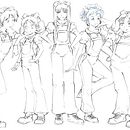 My project in Drawing Manga Characters from Scratch course. Projekt z dziedziny Trad, c, jna ilustracja, Projektowanie postaci, Komiks, R, sunek ołówkiem,  R, sunek i Manga użytkownika Nilton Costa - 15.02.2022