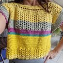 Meu projeto do curso: Técnicas de crochê para criar roupas coloridas . % flaviagradia tarafından hazırlanan Moda Tasarımı, El, af Sanatları, Kendin Yap, Tığ işi, Ve Tekstil Tasarımı projesi - 02.16.2022