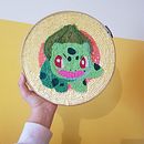 Fan Art Pokémon Bulbasaur. Sewing, and Embroider project by virginiadare_90 - 02.16.2022