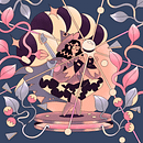 Rising Moon Festival / Indie Rocks. Traditional illustration, Art Direction, and Events project by Vals - 02.16.2022