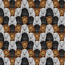 Colección de patrones ilustrados con temática de leones.. Un proyecto de Diseño, Ilustración tradicional, Pattern Design y Estampación de Francisco Javier Zea Lara - 13.02.2022