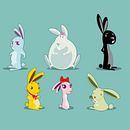 Progetto CIOKKONIGLI. Design, Traditional illustration, Vector Illustration, and Character Design project by Andrea "Criki" Parisi - 02.17.2022
