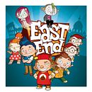 EAST END - LOCANDINA. Design, Traditional illustration, Vector Illustration, Film, and Poster Design project by Andrea "Criki" Parisi - 02.17.2022