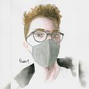 Mi Proyecto del curso: Retrato en acuarela a partir de una fotografía. Een project van Traditionele illustratie, Aquarelschilderen y  Portrettekening van Roberto Medina García - 15.02.2022