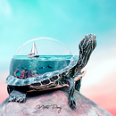 Meu projeto do Curso do Julien Tabet. Een project van  Ontwerp, Collage y Retoucheren van foto's van Neto Paz - 17.02.2022