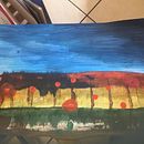 Textiles fenland landscape. . Artes plásticas projeto de William K - 18.02.2022