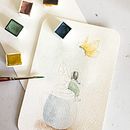 Mi Proyecto del curso: Elaboración de acuarelas artesanales. Un proyecto de Artesanía, Bellas Artes, Pintura, Pintura a la acuarela, DIY y Teoría del color de Miau Miau - 15.02.2022