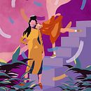 My project in Creative Composition for Illustration with Procreate course. Ilustração tradicional, Criatividade, Ilustração digital, e Desenho digital projeto de Aniko Aliyeva - 17.02.2022