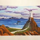 Mon projet du cours : Peinture de paysages enchantés à la gouache. Un progetto di Illustrazione tradizionale, Pittura e Pittura gouache di Suzi Leclercq - 17.02.2022