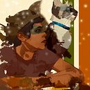 Mi Proyecto del curso: Técnicas de ilustración con acuarela digital. Een project van Traditionele illustratie, Digitale illustratie, Aquarelschilderen,  Portrettekening y Digitale tekening van Aldahir Vargas - 19.02.2022