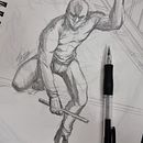 Meu projeto do curso: Ilustração para quadrinhos: a anatomia de um super-herói. Traditional illustration, Character Design, Comic, Pencil Drawing, and Figure Drawing project by Francesco Canta - 02.19.2022