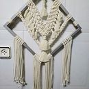 Mi Proyecto del curso: Introducción al tapiz de macramé. Accessor, Design, Arts, Crafts, Fiber Arts, Macramé, and Textile Design project by loliestevez100 - 02.21.2022