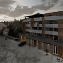 Apartment building. Un proyecto de Arquitectura, Paisajismo, Modelado 3D y Arquitectura digital de Markéta Kubešová - 02.02.2022