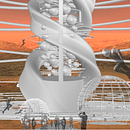 KB-94: Arquitetura na paraterraformação de Marte. Traditional illustration, Architecture, 3D, L, scape Architecture, Artistic Drawing, Photograph, and Post-production project by Victor Batata Fonseca - 12.10.2020