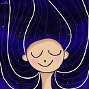 Dream girl fantasy illustration. Traditional illustration, Digital Illustration, and Children's Illustration project by Medha Nagesh - 02.20.2022