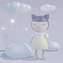 My project in Kawaii Character Creation in 3D with Blender  course. Un proyecto de Ilustración tradicional, Diseño de personajes, Ilustración digital, Modelado 3D y Manga de Malene Sommer - 22.02.2022