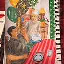 Dessins dans le carnet de croquis. Sketchbook, Desenho, e Criatividade projeto de Katimar Chesso - 23.02.2022