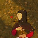 The Wilting Girl. Projekt z dziedziny Trad, c, jna ilustracja,  R, sunek art, st i czn użytkownika Hala Kesserwan Chibani - 20.02.2022