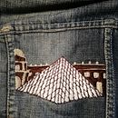 Meu projeto do curso: Upcycling com bordado . Desain Busana, Bordir, Menjahit, DIY, Upc, cling, Dan Desain Tekstil proyek oleh Lara Silva - 02.22.2022