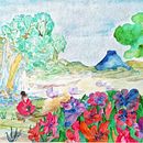Mi Proyecto del curso: Ilustración en acuarela con influencia japonesa . % mar_clave_maresca tarafından hazırlanan Geleneksel illüstras, on, Çizim, Sulubo, Ve a Resim projesi - 02.24.2022