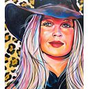 Brigitte. Un proyecto de Ilustración tradicional, Dibujo de Retrato y Pintura acrílica de Neeltje Schilleman - 25.02.2022