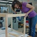 Book Nook- Self contained library w/padded seating . Furniture Design, Making & Industrial Design project by Shasta Metcalfe - 04.11.2017