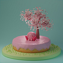 Mi Proyecto del curso: Creación de personajes kawaii en 3D con Blender . Un projet de Illustration traditionnelle, Conception de personnages, Illustration numérique, Modélisation 3D , et Manga de Isaac Cruz - 23.02.2022