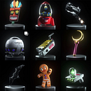 Black Background Series. Design, 3D, 3D Modeling, 3D Design, and Graphic Design project by Marius Visual Arts - 03.01.2022