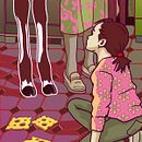 Illustration series for the book "What You can see from here" by Mariana Leky. Self-generated, unpublished. . % Katja Weikenmeier tarafından hazırlanan Geleneksel illüstras, Ve on projesi - 01.10.2021