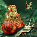 The KING'Snail. Photograph, Collage, Photo Retouching, Digital Illustration, Photographic Composition, and Photomontage project by sab_dz - 04.04.2022