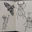 My project in Daily Sketching for Creative Inspiration course. Ilustração tradicional, Esboçado, Criatividade, Desenho, e Sketchbook projeto de Dehaerne Deborah - 01.03.2022