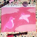 The Land of The Hearts - February 2022 Art Challenge. Traditional illustration, Painting, and Artistic Drawing project by Hannah - 02.27.2022