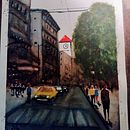 Paisaje Urbano en acuarela. Un progetto di Illustrazione tradizionale di Erwin Cardona - 01.03.2022