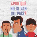 Mi Proyecto del curso: Retrato geométrico minimalista Del grupo de rock chileno Los Prisioneros. Projekt z dziedziny Trad, c, jna ilustracja, Projektowanie postaci i Grafika wektorowa użytkownika Ricardo Aguirre - 01.03.2022