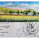 Mein Kursprojekt: Aquarellreiseheft. Een project van Traditionele illustratie, Aquarelschilderen,  Architecturale illustratie y Sketchbook van Rosemarie - 01.03.2022