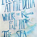 My project in Watercolor Paint Brush Calligraphy for Beginners course Ein Projekt aus dem Bereich Kalligrafie und Aquarellmalerei von Dalia Ramirez - 02.03.2022