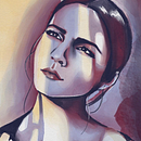 Portrait - Watson. Een project van Digitale illustratie, Traditionele illustratie y  Portrettekening van Maya R - 03.03.2022